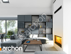 Проект дома ARCHON+ Дом в кливиях 4 (Г2) дневная зона (визуализация 1 вид 5)