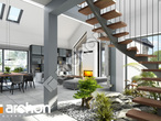 Проект дома ARCHON+ Дом в кливиях 4 (Г2) дневная зона (визуализация 1 вид 8)