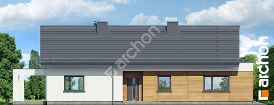 Боковой фасад Дом в барвинке 2