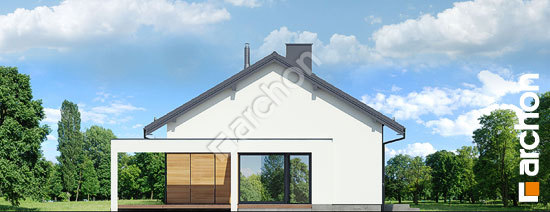 Дворовой фасад Дом в барвинке 2