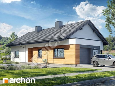 Проект дома ARCHON+ Дом в барвинке 2 