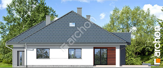 Дворовой фасад Дом в джонагольдах 5 (Г2) вер.2