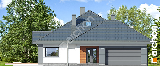 Передний фасад Дом в джонагольдах 5 (Г2) вер.2