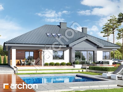 Проект дома ARCHON+ Дом в джонагольдах 5 (Г2) вер.2 Вид 2