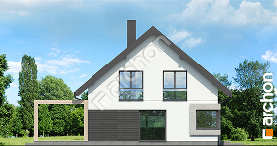 Бочний фасад Будинок у гвоздиках (Г2Е) ВДЕ