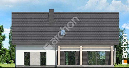 Дворовий фасад Будинок у гвоздиках (Г2Е) ВДЕ