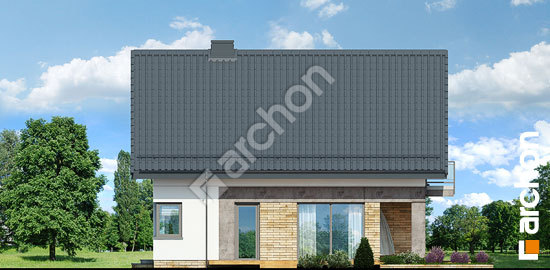 Бочний фасад Будинок в орлішках