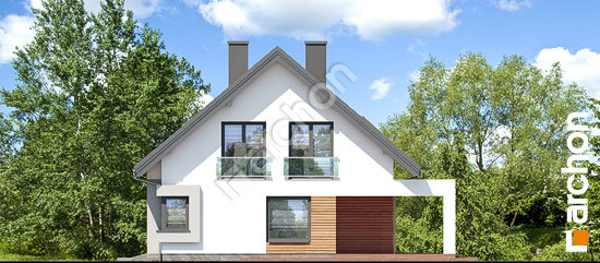 Бочний фасад Будинок в діцентрах (Г2)