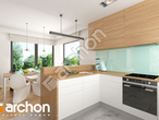 Проект дома ARCHON+ Дом в дицентрах (Г2) визуализация кухни 1 вид 1