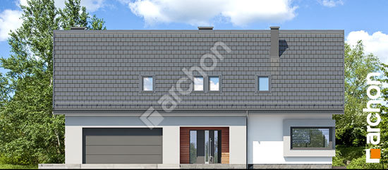 Передний фасад Дом в дицентрах (Г2)