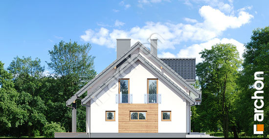 Бочний фасад Будинок в червоних кущах (Г2)