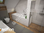 Проект будинку ARCHON+ Будинок в червоних кущах (Г2) візуалізація ванни (візуалізація 3 від 2)