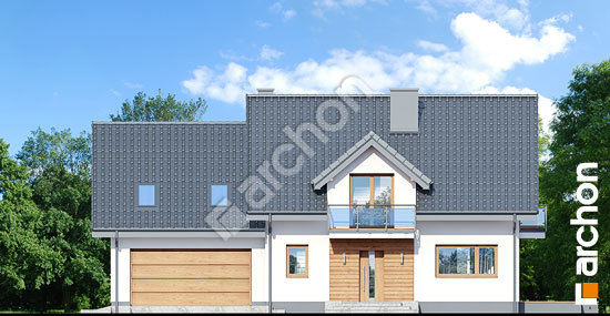 Передній фасад Будинок в червоних кущах (Г2)