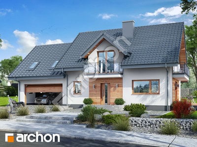 Проєкт будинку ARCHON+ Будинок в червоних кущах (Г2) 