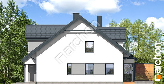 Бочний фасад Будинок в клематисах 7 (БА)