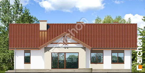 Дворовой фасад Дом в неринах 3