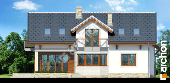 Боковой фасад Дом в светениях вер.2