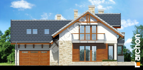 Передній фасад Будинок в світеніях вер.2