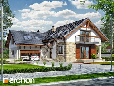 Проєкт будинку ARCHON+ Будинок в світеніях вер.2 