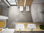 Проект будинку ARCHON+ Будинок в малинівці (Т) візуалізація ванни (візуалізація 3 від 4)