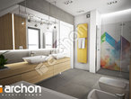 Проект дома ARCHON+ Дом в малиновках (Т) визуализация ванной (визуализация 3 вид 1)