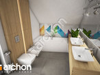 Проект дома ARCHON+ Дом в малиновках (Т) визуализация ванной (визуализация 3 вид 2)