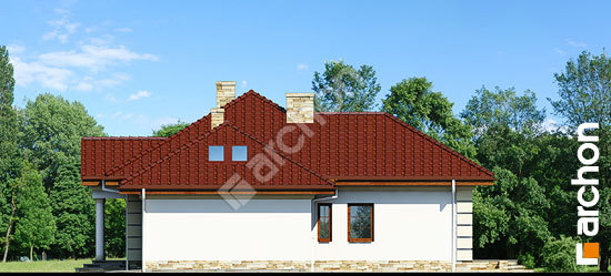 Боковой фасад Дом в николайках 2 (Г2)