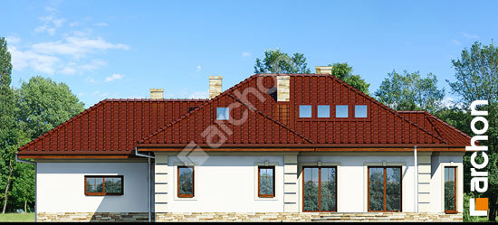 Дворовой фасад Дом в николайках 2 (Г2)