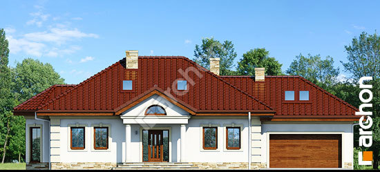 Передній фасад Будинок в миколайках 2 (Г2)