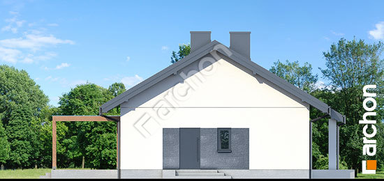 Боковой фасад Дом в лещиновнике 6