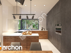 Проект дома ARCHON+ Дом в лещиновнике 6 визуализация кухни 1 вид 1