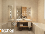 Проект будинку ARCHON+ Будинок в лещиновнику 6 візуалізація ванни (візуалізація 3 від 1)