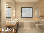 Проект дома ARCHON+ Дом в лещиновнике 6 визуализация ванной (визуализация 3 вид 3)