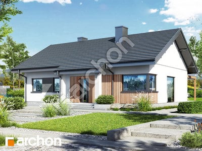 Проєкт будинку ARCHON+ Будинок в лещиновнику 6 