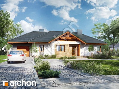 Проект дома ARCHON+ Дом в лещиновнике 5 