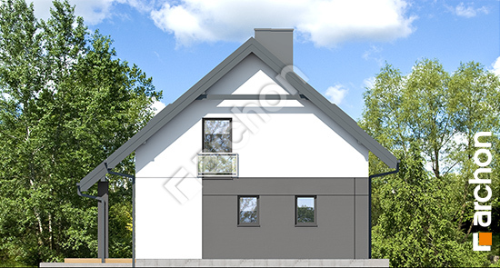 Бочний фасад Будинок в малинівці 2