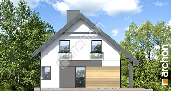 Боковой фасад Дом в малиновках 2