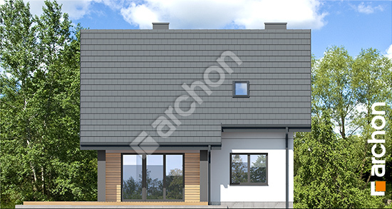 Дворовий фасад Будинок в малинівці 2