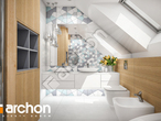 Проект будинку ARCHON+ Будинок в малинівці 2 візуалізація ванни (візуалізація 3 від 1)