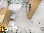 Проект будинку ARCHON+ Будинок в малинівці 2 візуалізація ванни (візуалізація 3 від 4)