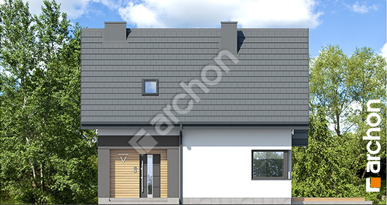 Передній фасад Будинок в малинівці 2