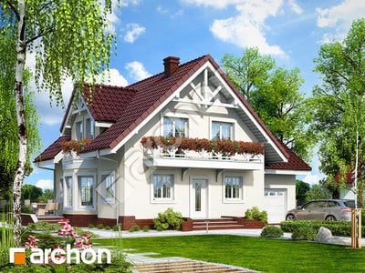 Проєкт будинку ARCHON+ Будинок в тамариску 6 вер.2 