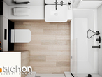 Проект дома ARCHON+ Дом в халезиях 9 (Р2Б) визуализация ванной (визуализация 3 вид 4)