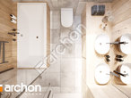 Проект будинку ARCHON+ Будинок в аркадіях 6 візуалізація ванни (візуалізація 3 від 4)