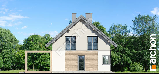 Боковой фасад Дом в силене