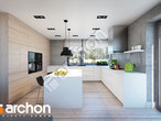 Проект дома ARCHON+ Дом в силене визуализация кухни 1 вид 1