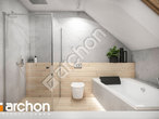 Проект будинку ARCHON+ Будинок в силені візуалізація ванни (візуалізація 3 від 3)