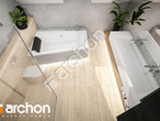 Проект будинку ARCHON+ Будинок в силені візуалізація ванни (візуалізація 3 від 4)