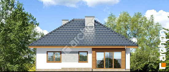 Боковой фасад Дом в сирени 2 (Т)