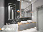 Проект дома ARCHON+ Дом в сирени 2 (Т) визуализация ванной (визуализация 3 вид 1)